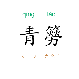 青簩