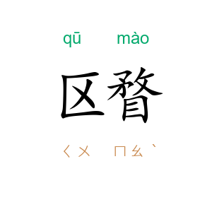 区瞀