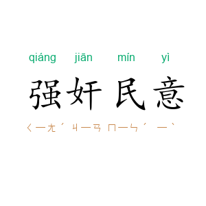 强奸民意