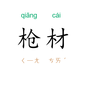 枪材