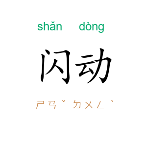 闪动