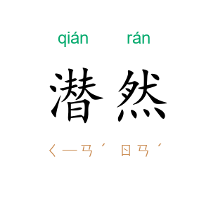 潜然