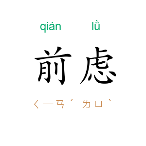 前虑