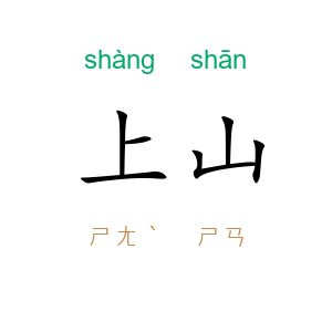 上山
