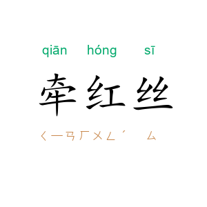 牵红丝