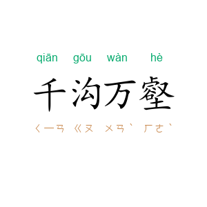 千沟万壑