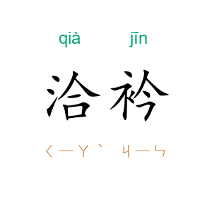洽衿