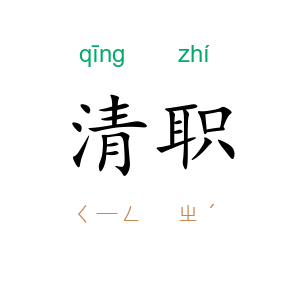清职