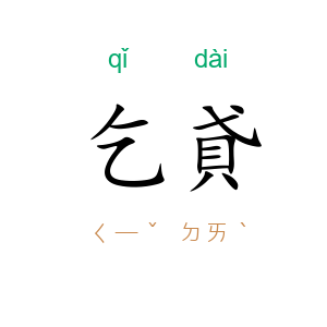 乞貣