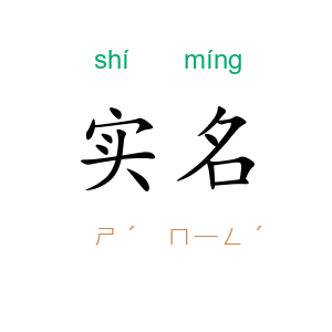 实名