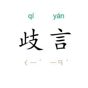 歧言