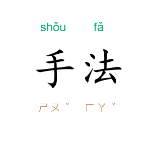 手法