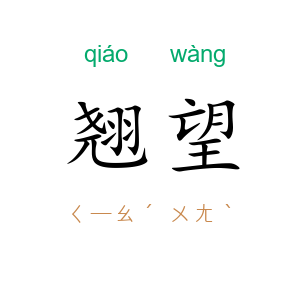 翘望