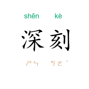 深刻
