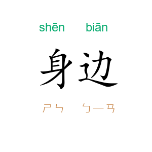 身边