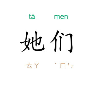 她们