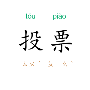 投票