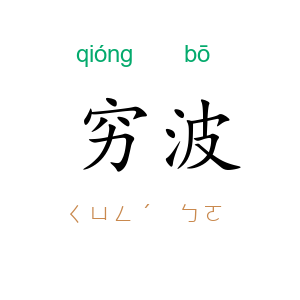 穷波