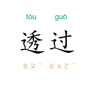 透过