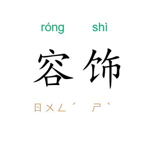 容饰