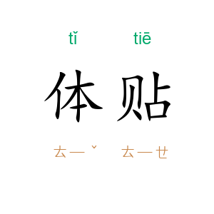 体贴