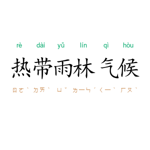 热带雨林气候