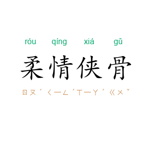 柔情侠骨