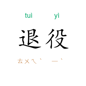 退役
