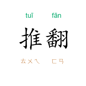 推翻