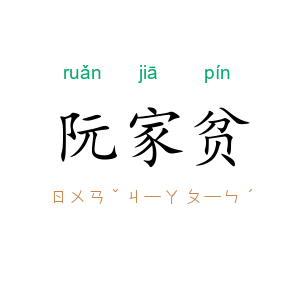 阮家贫