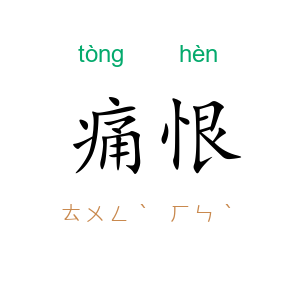 痛恨