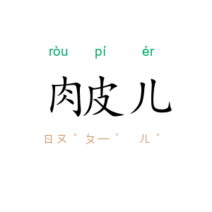 肉皮儿
