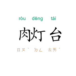肉灯台