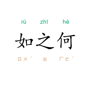 如之何