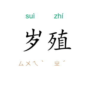 岁殖