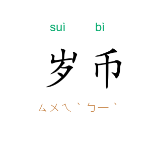 岁币