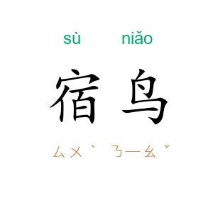 宿鸟