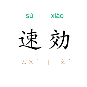 速効