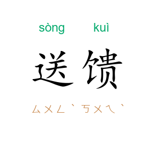 送馈