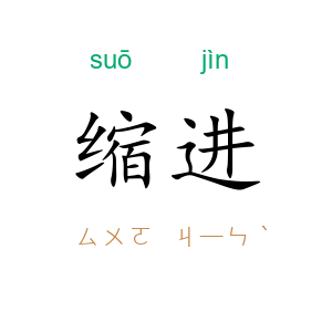 缩进