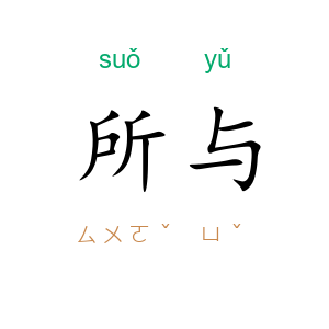 所与