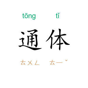 通体