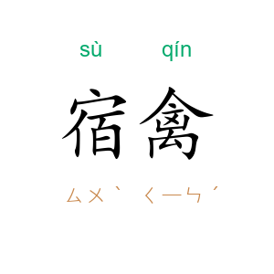 宿禽