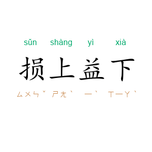 损上益下