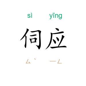 伺应