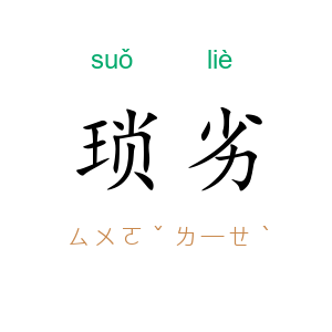 琐劣