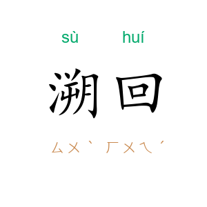 溯回