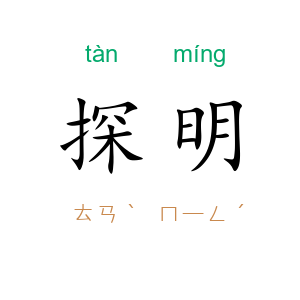 探明