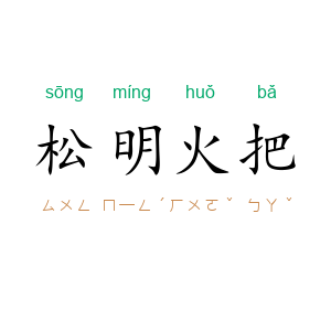松明火把
