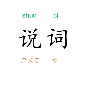 说词